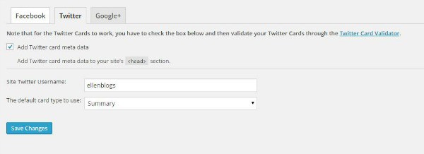 How to enable Twitter cards