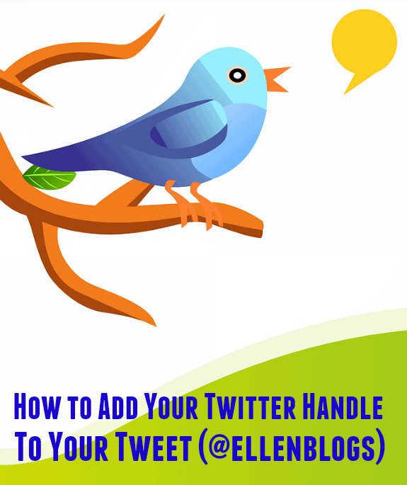 How to Add Your Twitter Handle To Your Tweet