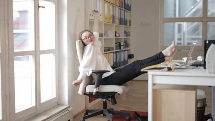 Check out these desk stretches for lower back pain you can do at work. And, find out how to get back pain relief at work with these tips.