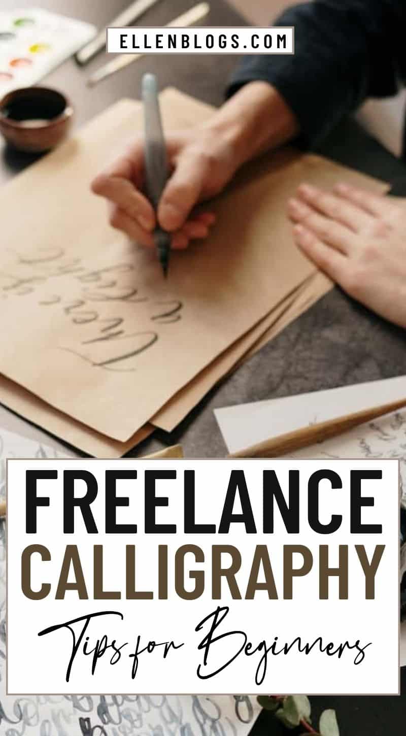 If you've been thinking about how to make money with freelance calligraphy, keep reading! Check out these ways to earn money by hand-lettering.