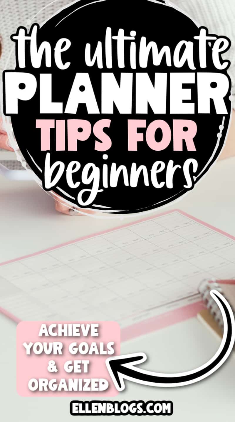 Using a planner is a wonderful way to achieve your goals and get organized. Check out these planner tips for beginners and start your planning journey.
