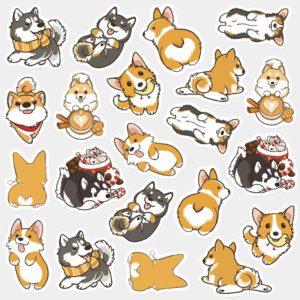 Corgi dog planner stickers