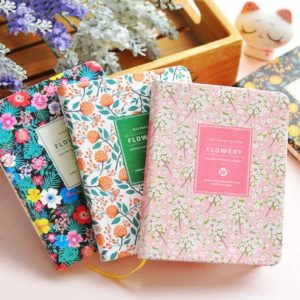 floral printed planner for work at home jobs