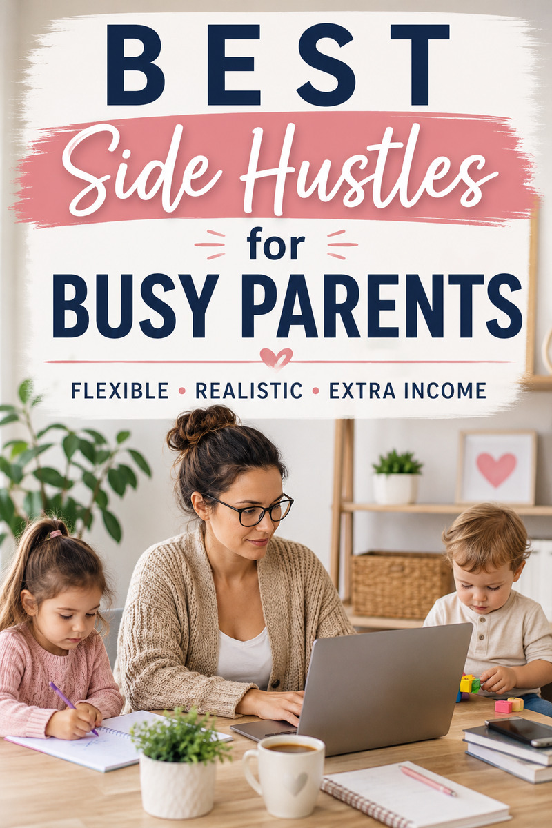 Looking for flexible ways to earn extra income? These are the best side hustles for busy parents that fit around family schedules, require low startup costs, and can be done from home.